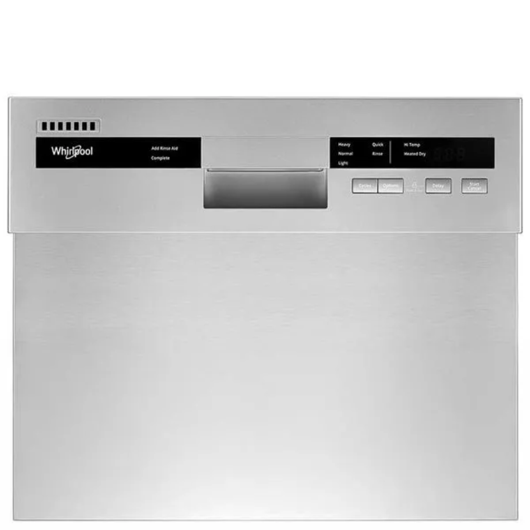 Lavavajillas compacto en acero inoxidable Whirlpool - WDPS5118PM - Imagen 3