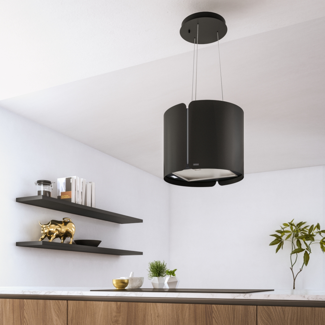 Campana Colgante Smart FSMS F42 Negro Mate - Imagen 2