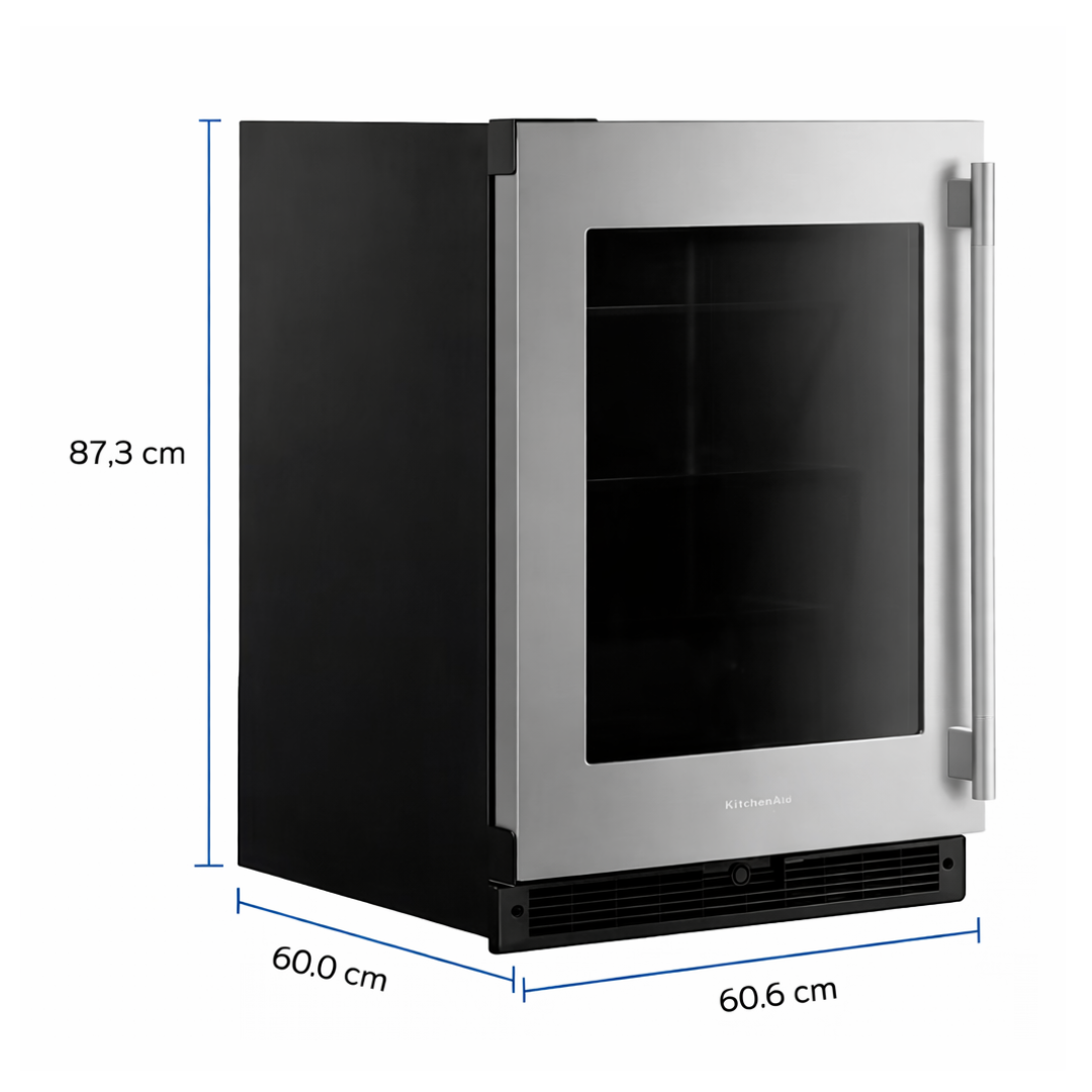 Mini refrigerador empotrado KitchenAid de 5.2 pies Kitchenaid - KURL324SSB - Imagen 4