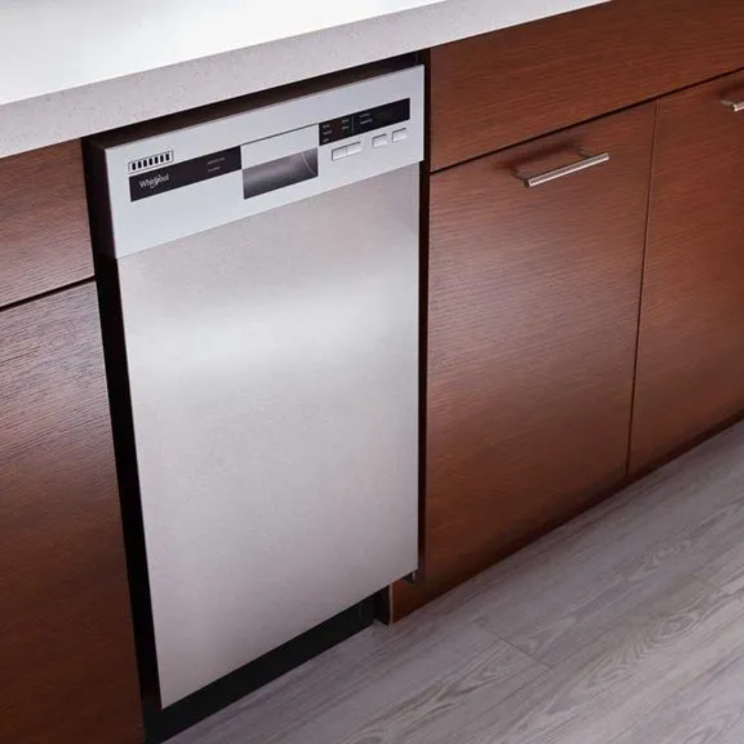 Lavavajillas compacto en acero inoxidable Whirlpool - WDPS5118PM - Imagen 5