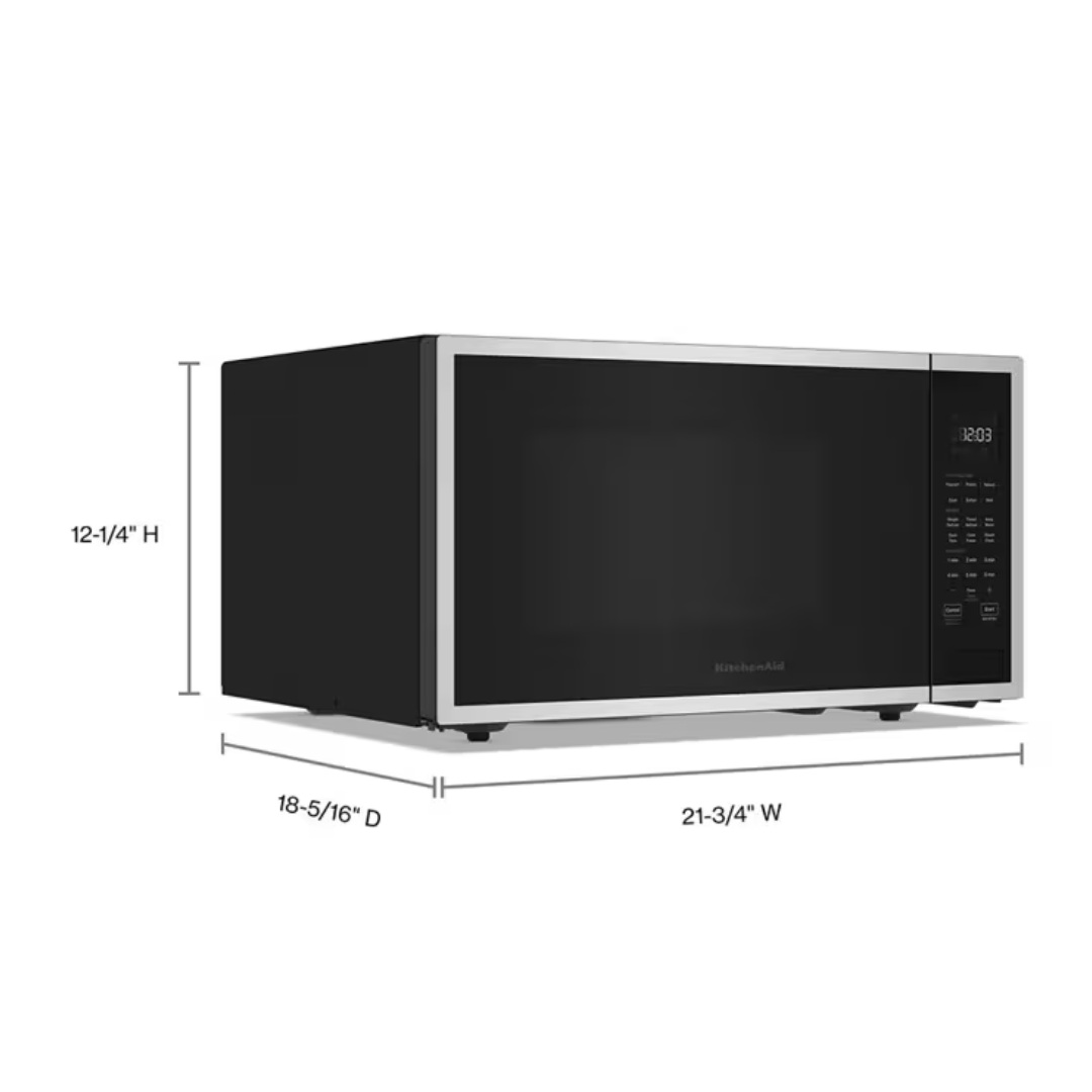 Microondas de encimera KitchenAid® de 1.6 pies cúbicos con funciones automáticas Kitchenaid - KMCS122PPS - Imagen 2