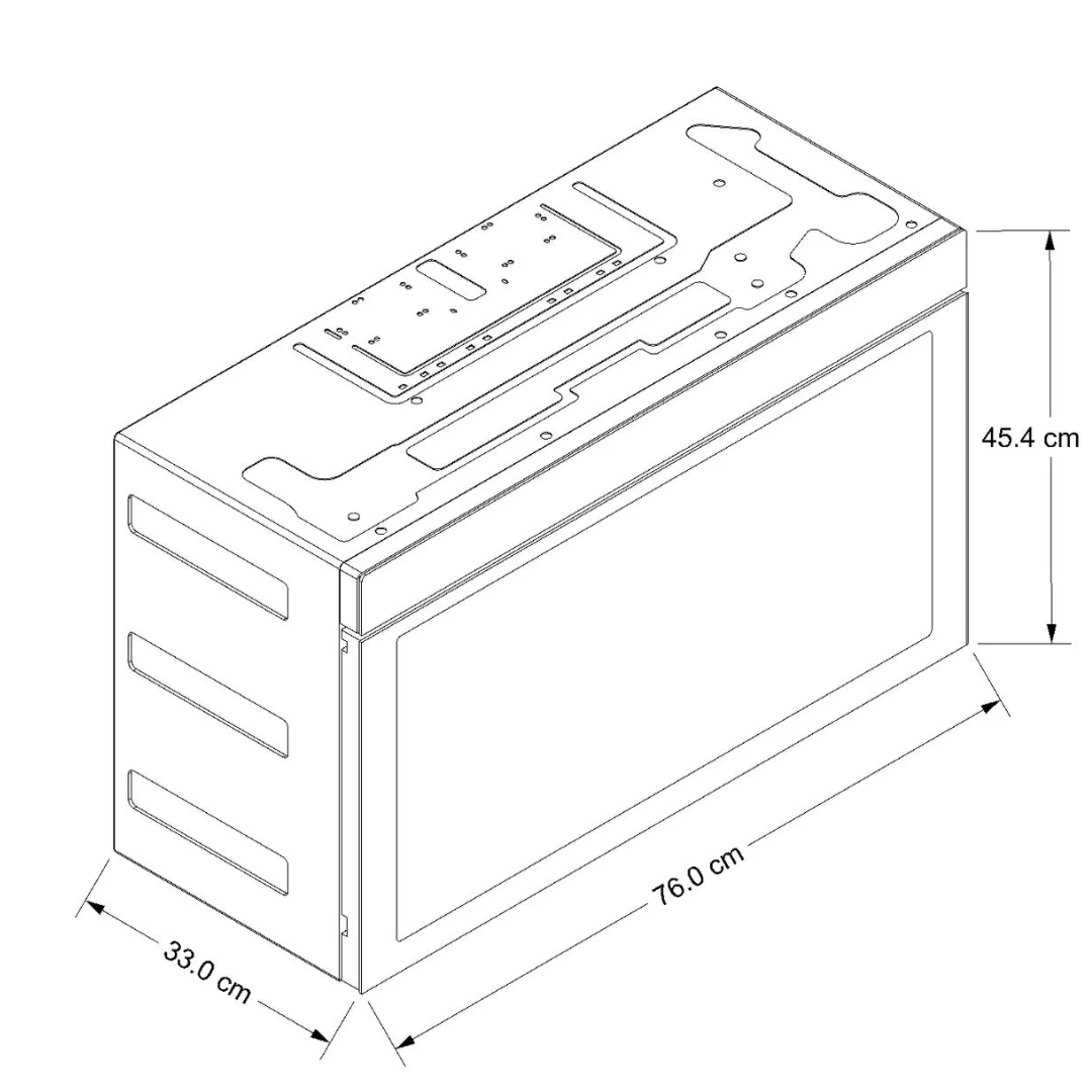 Microcampana Empotrable con diseño Flush Kitchenaid - KMMF330PSS - Imagen 3